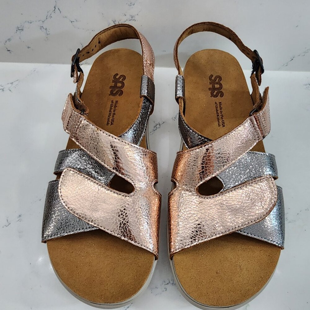 Nwot Sas Huggy Metallic Hook And Loop Adjustable … - image 2